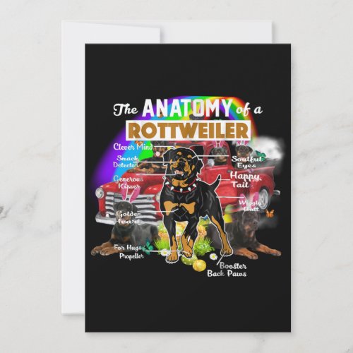 The Anatomy Of A Rottweiler  Cool Dog Lover Save The Date