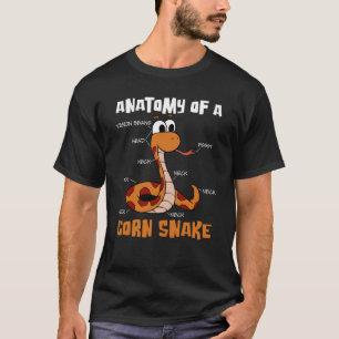 The Anatomy Of Animal Corn Snake Anatomy Animal T-Shirt
