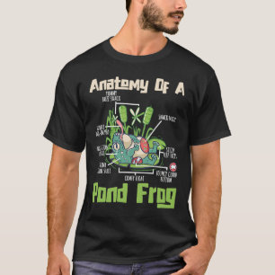 The Anatomy Of Animal Pond Frog Anatomy Animal T-Shirt