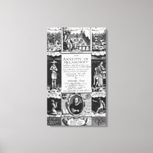 The Anatomy of Melancholy Canvas Print