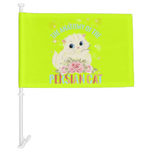 The Anatomy Of The Persian Cat Car Flag
