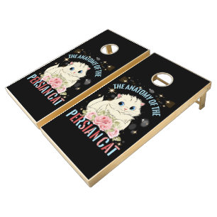 The Anatomy Of The Persian Cat Cornhole Set