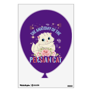 The Anatomy Of The Persian Cat Wall Decal