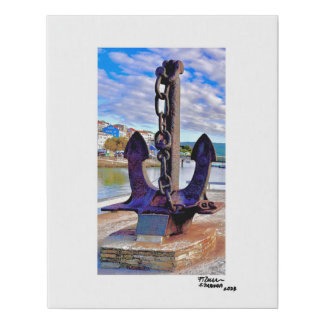The Anchor of Finisterre Faux Canvas Print