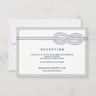 The Anchor Wedding Reception Enclosure Invitation