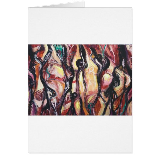 The Ancient Astronauts(abstract expressionism) Cards (Front)