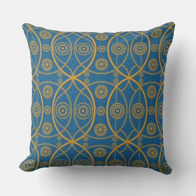 The Ancient Briton's Cozy War-Chariot Throw Pillow (Front)