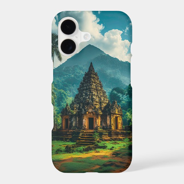 The Ancient Candi of the Hills iPhone Case (Back)
