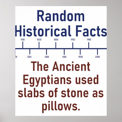 The Ancient Egyptians Used Slabs Of Stone _ Histor Poster