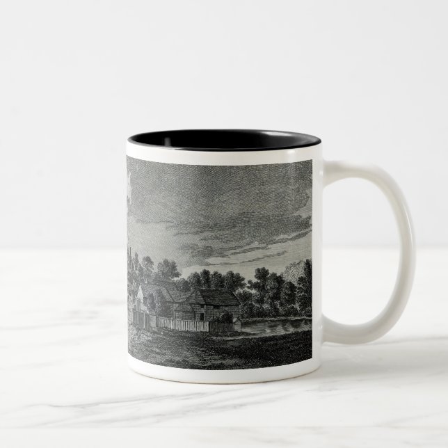The Ancient Episcopal Palace of Bromley Two-Tone Coffee Mug (Right)