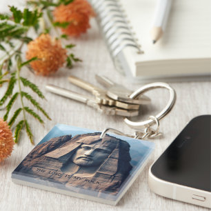 The Ancient Guardian: The Lord Is My Rock Keychain