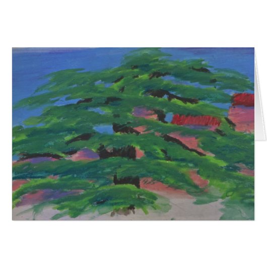 The Ancient Pine at Château le Seuil Cards (Front Horizontal)