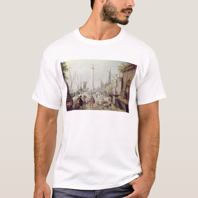 The Ancient Port of Antwerp T-Shirt (Front)