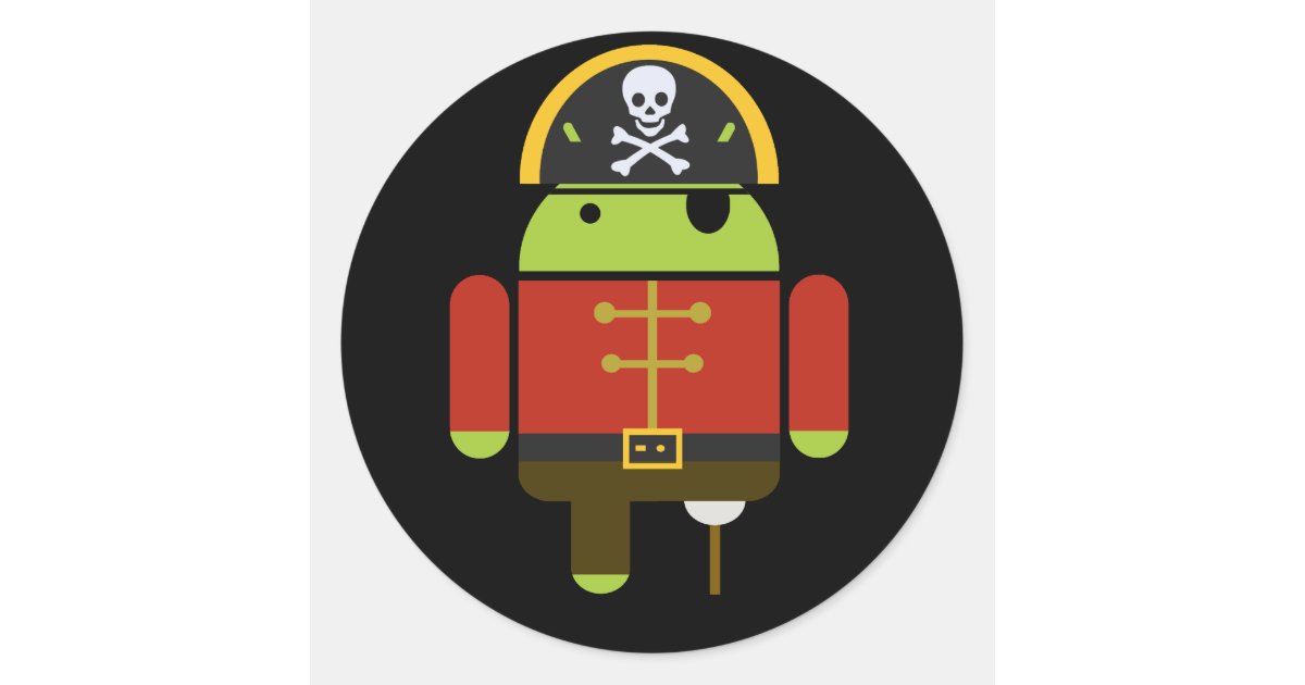 The Android Pirate Stickers