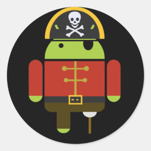 The Android Pirate Stickers