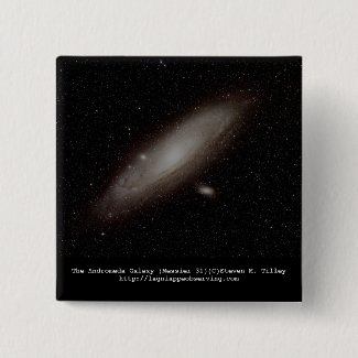 The Andromeda Galaxy (M31) Button