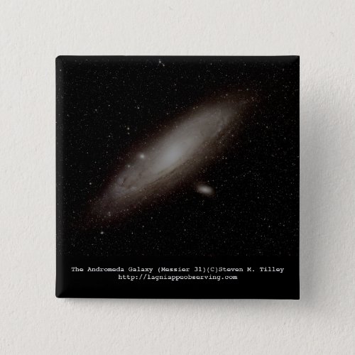 The Andromeda Galaxy M31 Button