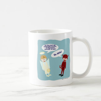 The Angel and Devil on my Shoulder Coffee Mug