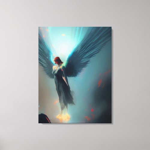 the angel canvas print