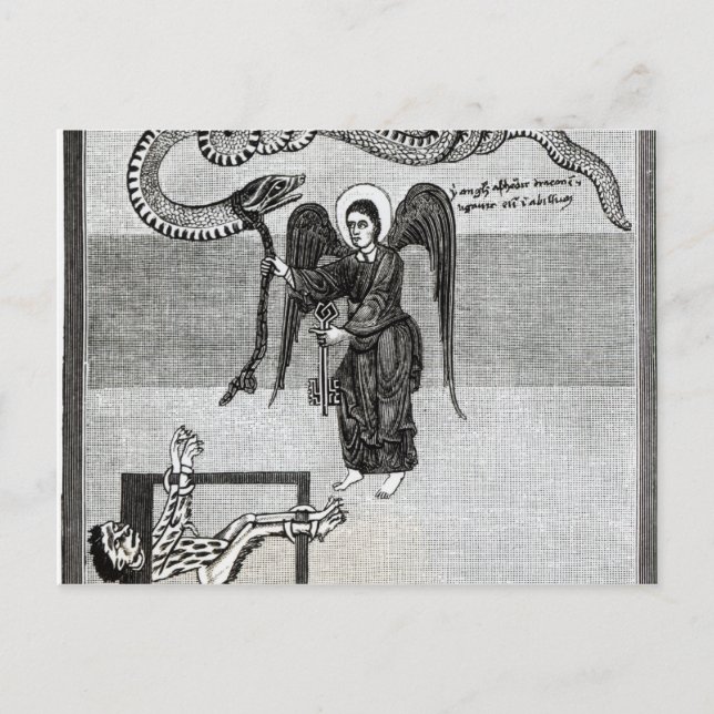 The Angel, holding the Keys of Hell Postcard (Front)