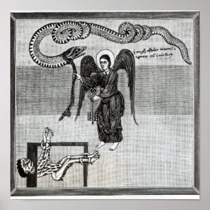 The Angel, holding the Keys of Hell Poster