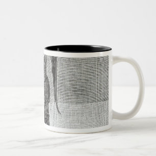 The Angel, holding the Keys of Hell Two-Tone Coffee Mug