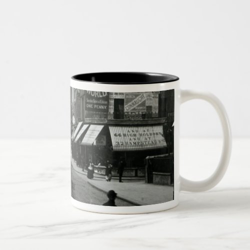 The Angel Islington London c1890 Two_Tone Coffee Mug