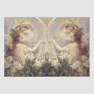 The angel message decoupage tissue paper