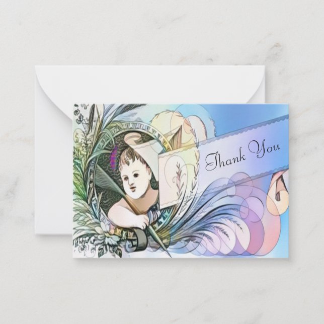The Angel Message Thank You Note Card (Front)