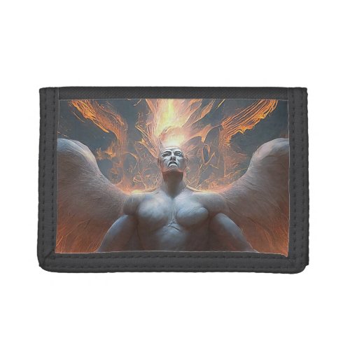 The Angel of Fire Trifold Wallet