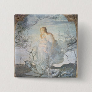 The Angel of Life, 1894 Pinback Button