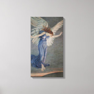 The Angel of Peace (by Walter Crane) Canvas Print