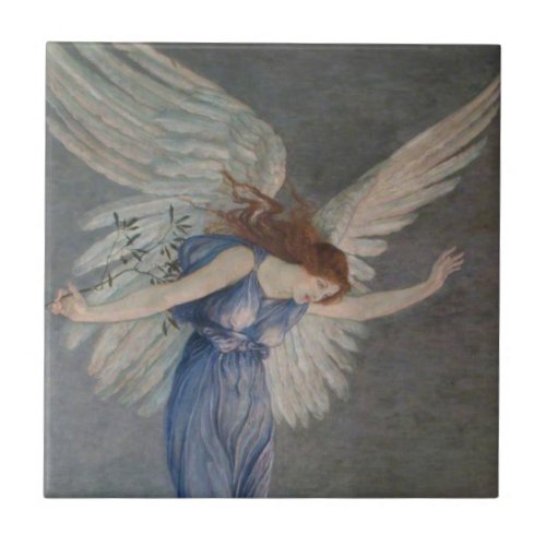 The Angel of Peace by Walter Crane Ceramic Tile