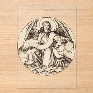 The Angel of Saint Matthew - Fine Art Symbol Acrylic Invitations
