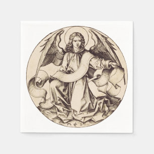 The Angel of Saint Matthew - Fine Art Symbol Napkins