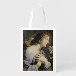 The Angel of the Annunciation, c.1650 Reusable Grocery Bag
