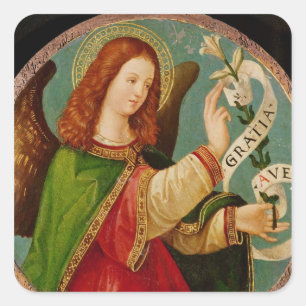 The Angel of the Annunciation Square Sticker