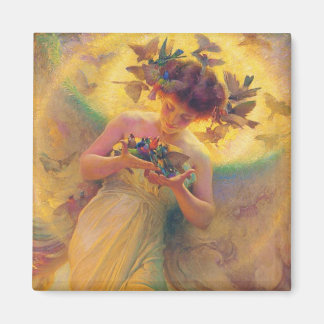 The Angel of the Birds Franz Dvorak 1910 Magnet