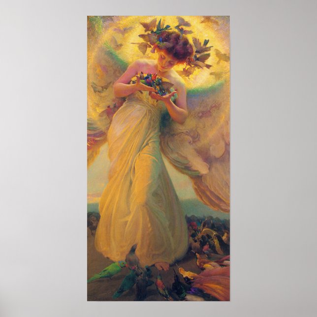 The Angel of the Birds Franz Dvorak 1910 Poster (Front)