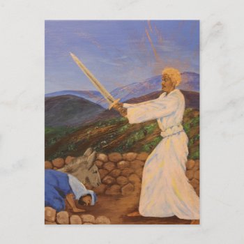 The Angel Of The Lord Postcard by AnchorOfTheSoulArt at Zazzle