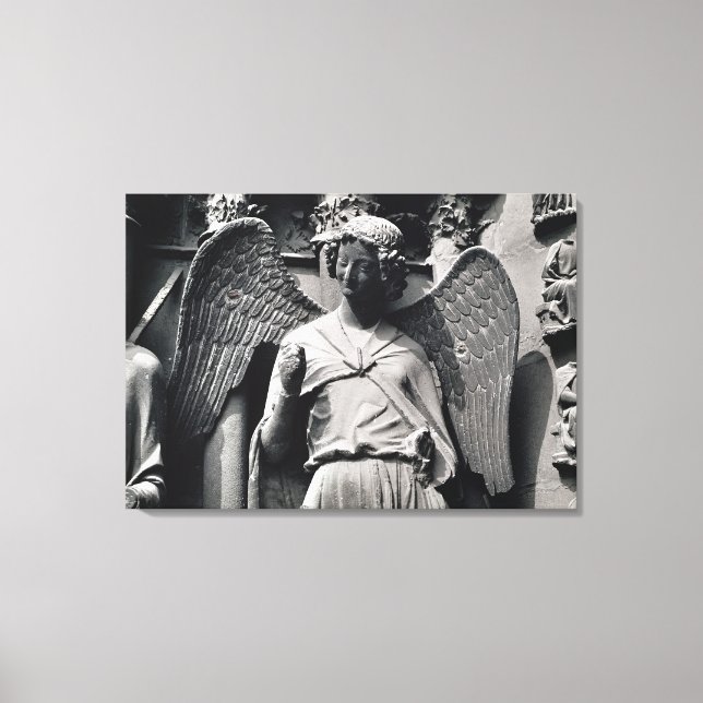 The Angel with a Smile Canvas Print (Front)