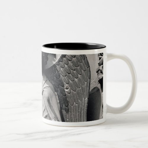The Angel with a Smile Two_Tone Coffee Mug