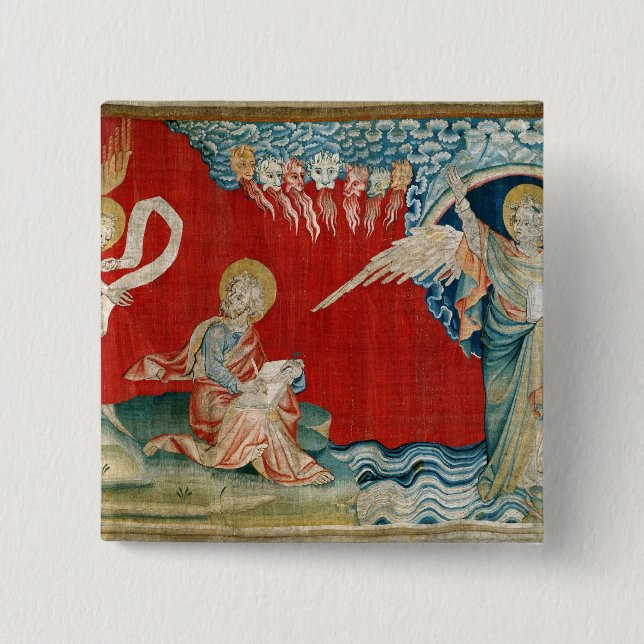 The Angel with an Open Book Button (Front)