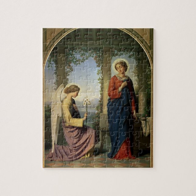 The Angelic Salutation, or The Annunciation, 1860 Jigsaw Puzzle (Vertical)