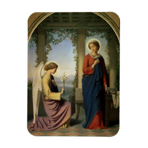The Angelic Salutation, or The Annunciation, 1860 Magnet