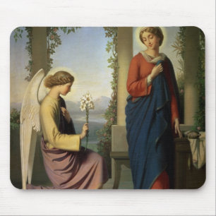The Angelic Salutation, or The Annunciation, 1860 Mouse Pad