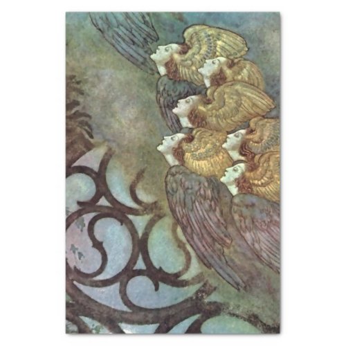 The Angels by Edmund Dulac Tissue Paper