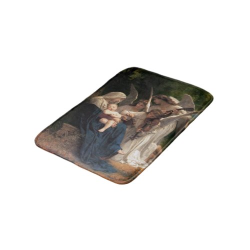 The Angels by William Adolphe Bouguereau Bath Mat