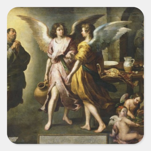 The Angels' Kitchen, 1646 Square Sticker (Front)
