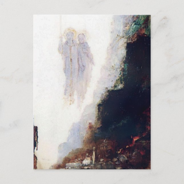 “The Angels of Sodom” by Gustave Moreau Postcard (Front)